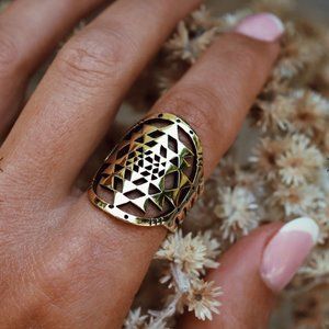 Gorgeous Cosmos Ring by Bahgsu Jewels size 7